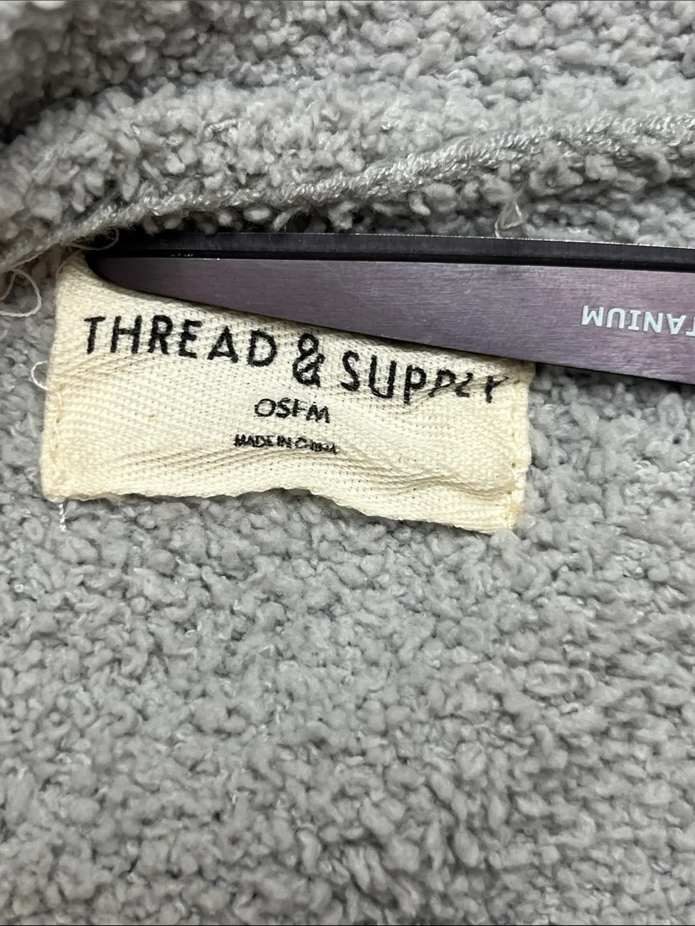 Thread and Supply Open Front Cardigan Long Sleeve Cardigan Sweater OSFM